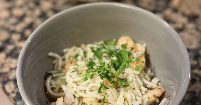 Low FODMAP Shrimp Scampi