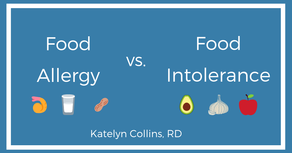 Food Allergy Vs Food Intolerance Katelyn Wilson Rd